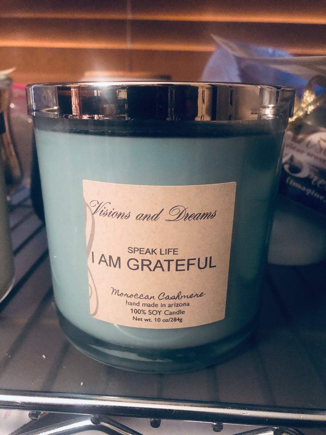 CANDLE - I AM GRATEFUL (SPEAK LIFE CANDLE SERIES)10OZ