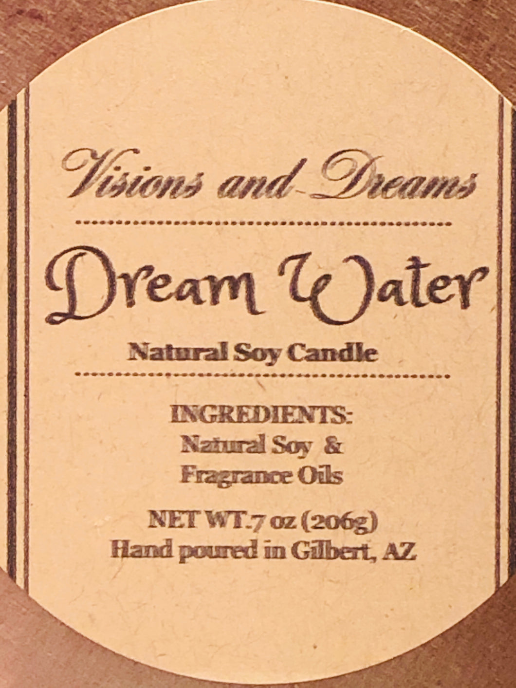 CANDLE - DREAM WATER