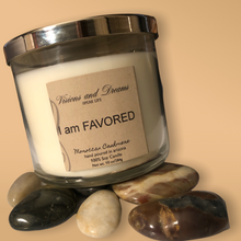 Load image into Gallery viewer, CANDLE - I AM FAVORED (SPEAK LIFE CANDLE SERIES) 10oz
