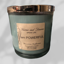 Load image into Gallery viewer, CANDLE - I AM POWERFUL (SPEAK LIFE CANDLE SERIES) 10oz
