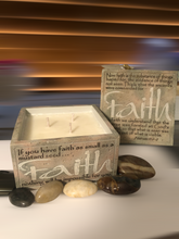 Load image into Gallery viewer, CANDLE - FAITH CANDLE (lg 3 wick candle)
